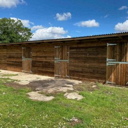 48ft x 12ft Animal Horse Field Shelter / Stable - Options of Skids, Overhang, Kickboards, Doors & More