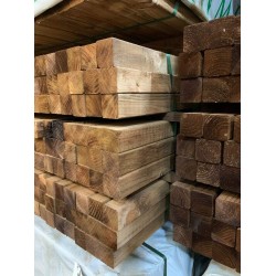  Pressure Treated Brown Timber 2x2 47x50mm Tantalise Wood 1.2m / 1.8m / 2.4m C16 