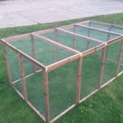 Rabbit Run 8ft x 4ft with roof